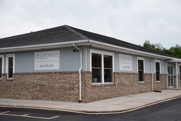 exterior sign for Simon Eye Milford