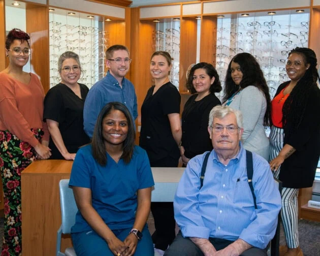 Staff members of Simon Eye North Wilmington.